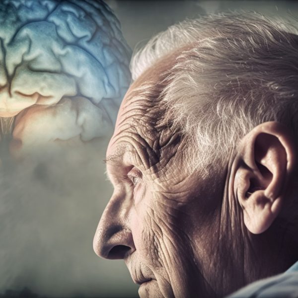 Memory loss, dementia and alzheimer concept, created with Generative AI technology